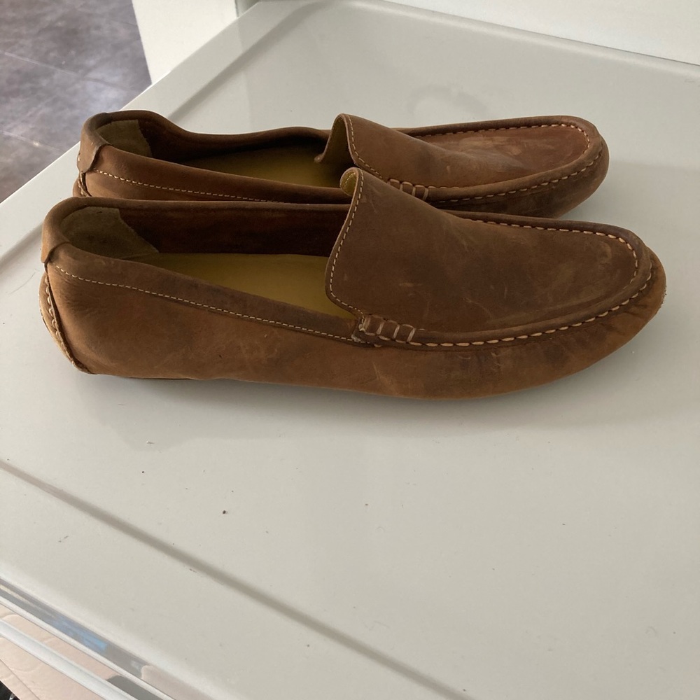 NWOT Cole Haan brown leather loafers